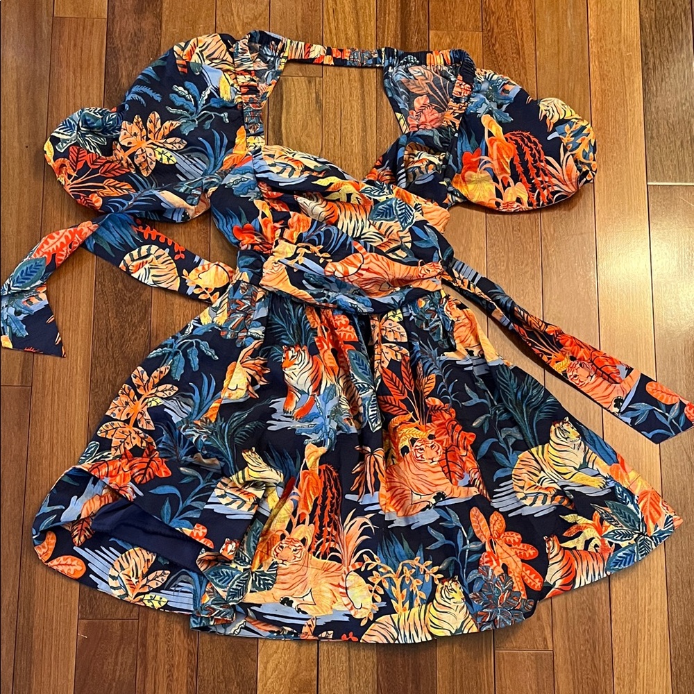 Anthropologie Multicolor Patterned Dress
